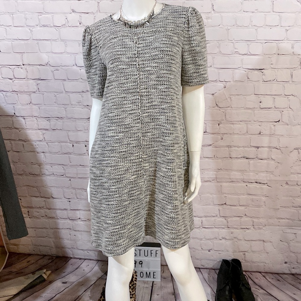 LOFT Tweed midi dress